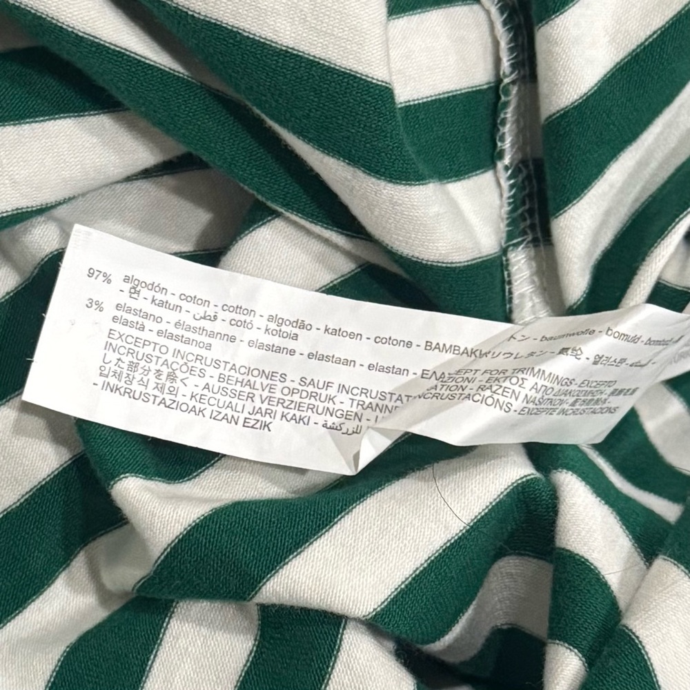 NEW Zara Dinosaur and Stripe Tee Novelty Comfort Fun Quirky Camp L - Picture 9 of 11